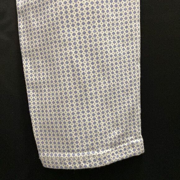 White and blue patterned women jeans - Picture 4 of 5